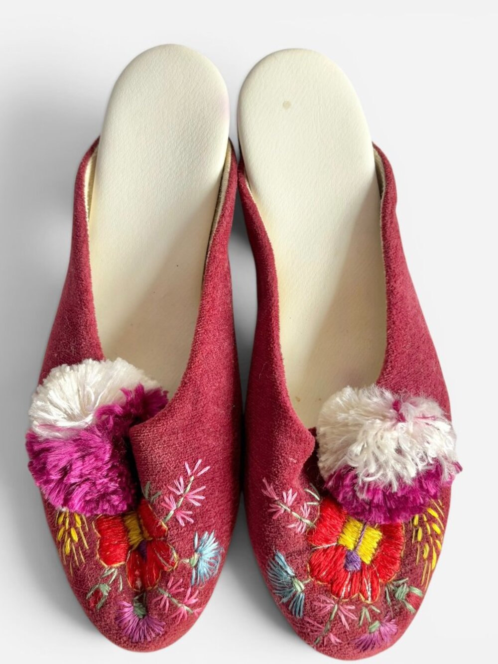 Hungarian Embroidered Papucs Folk Slippers Szeged 6-6.5